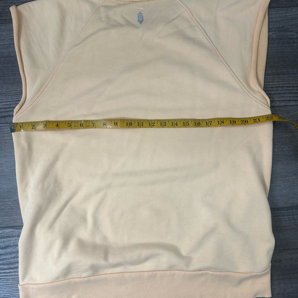 Free People Orange Cream Sleeveless Top - Picture 11 of 12